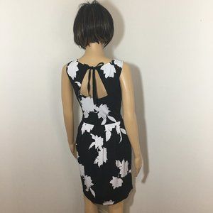 Cynthia Rowley Black & White Floral Dress